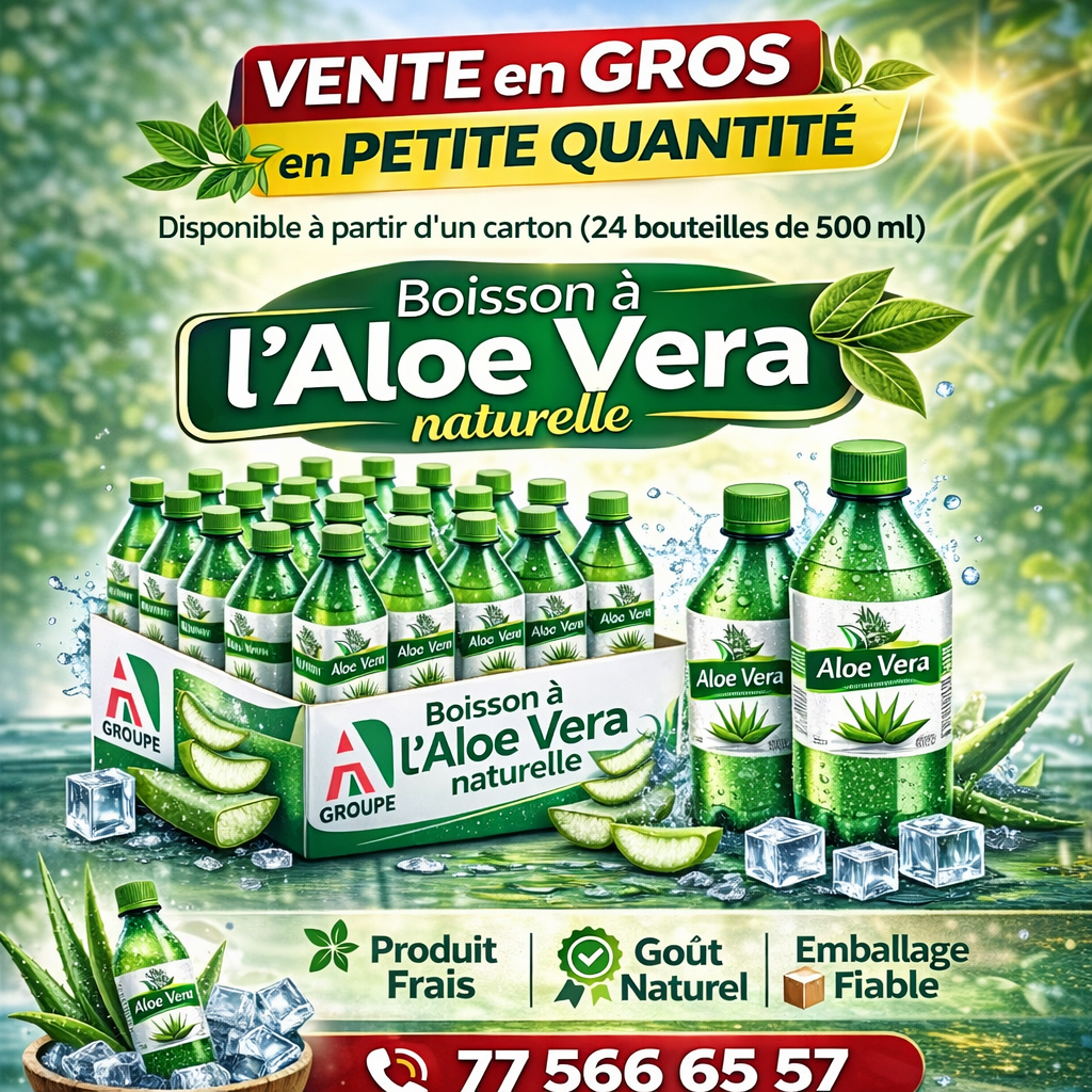 Boisson aloès Vera